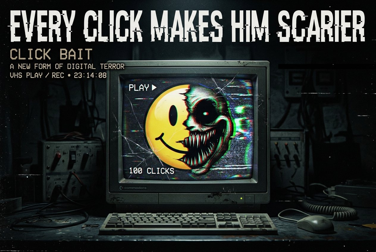 Every Click Makes Him Scarier - Psychological Horror Clicker