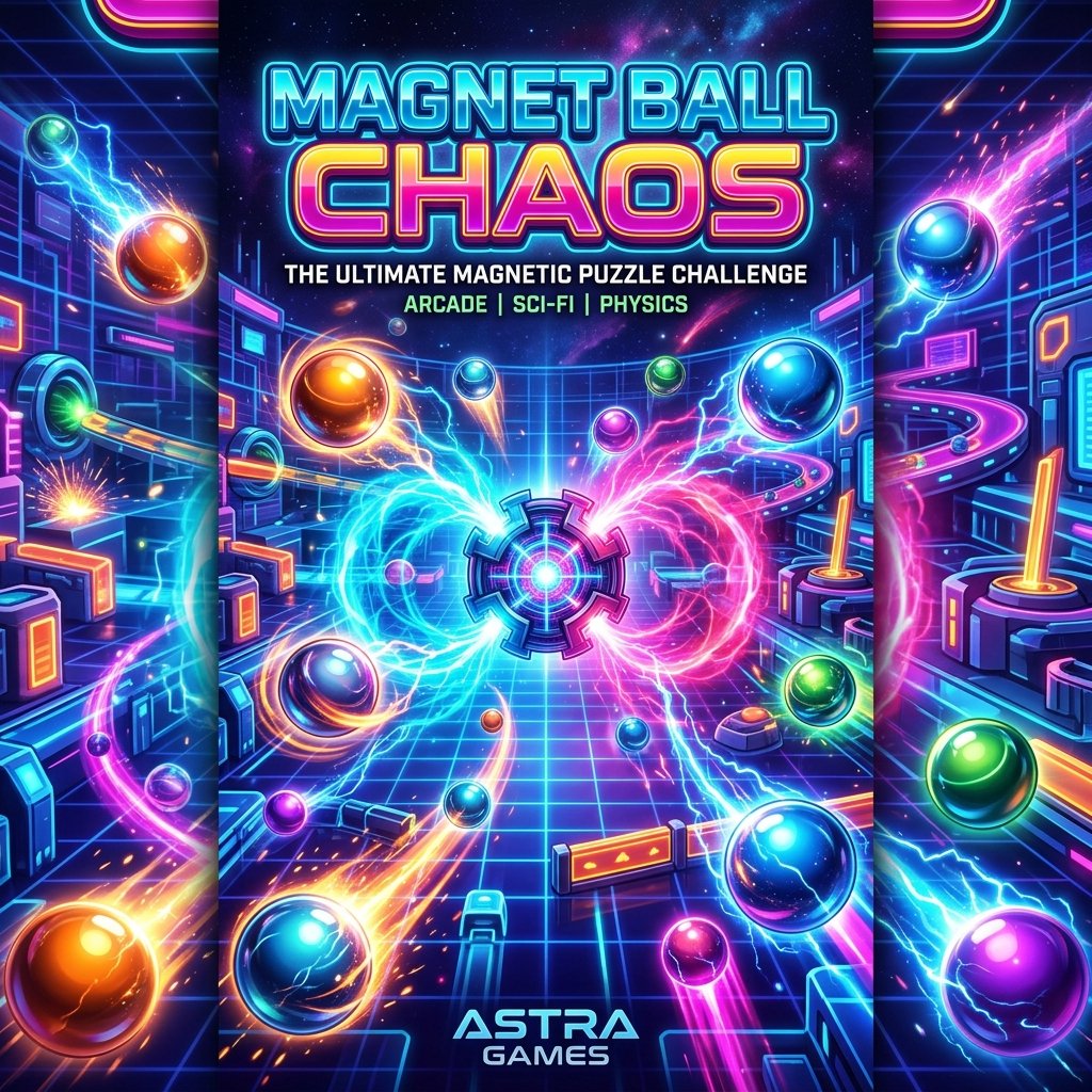 Magnet Ball Chaos - Electromagnetic Physics Puzzle